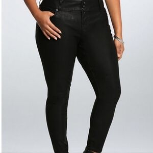 Torrid | * Premium* Coated Denim* Black* Sz 20